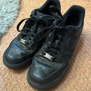 all black Nike air force one AF1 women’s 8.5